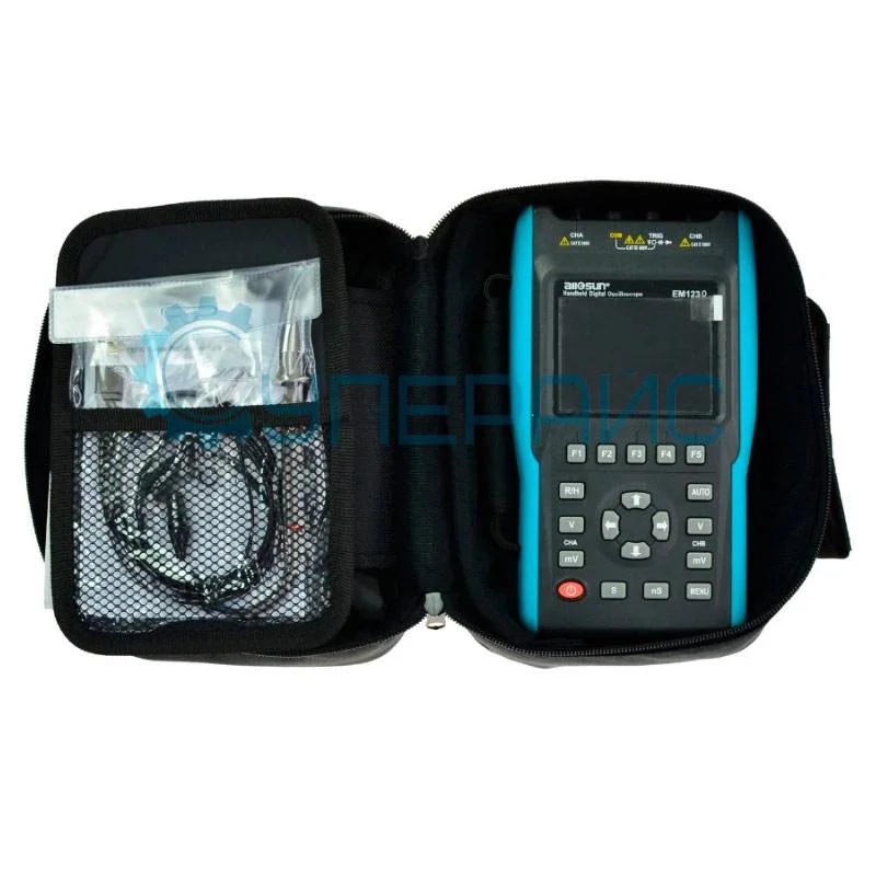 Портативный цифровой осциллограф E-sun Allsun EM1230 (2 канала, 25 МГц) фото 5