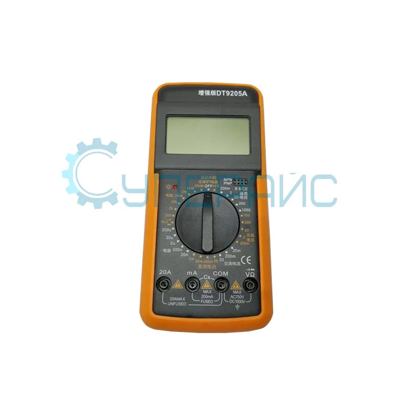 Переносной мультиметр DT9205A фото 1