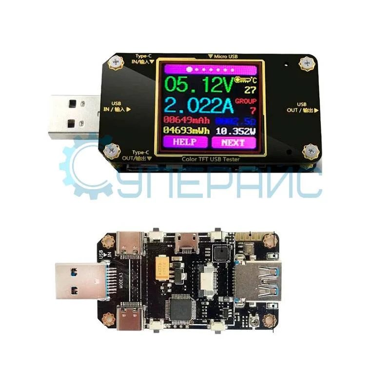 USB тестер емкости аккумуляторов JUWEI ATORCH A3 фото 4