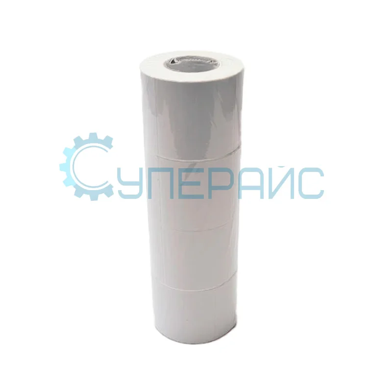 Термоэтикетки 58x60 мм, 450 этикеток, 4 рулона, со втулкой, ECO без печати фото 1