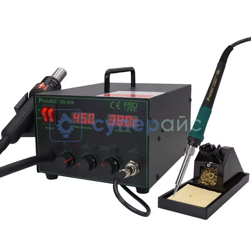 Цифровая паяльная станция Pro`skit Baogong SS-989H фото 1
