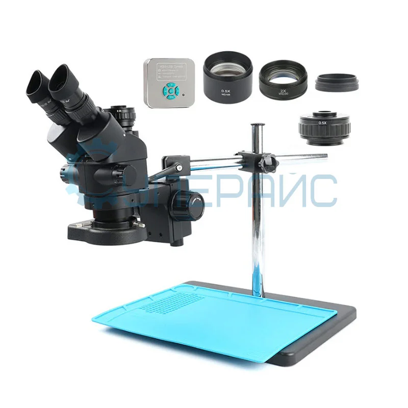 Микроскоп панкратический тринокулярный PHONEFIX SM003-1 фото 10
