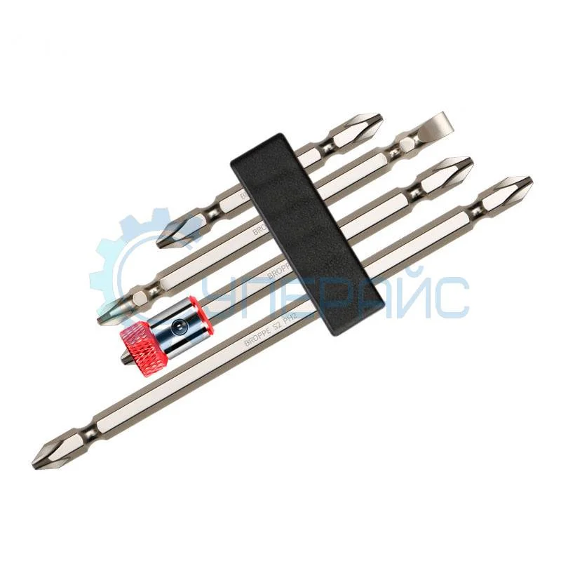 Набор бит для шуруповерта BROPPE PH2 SL 4 шт фото 1
