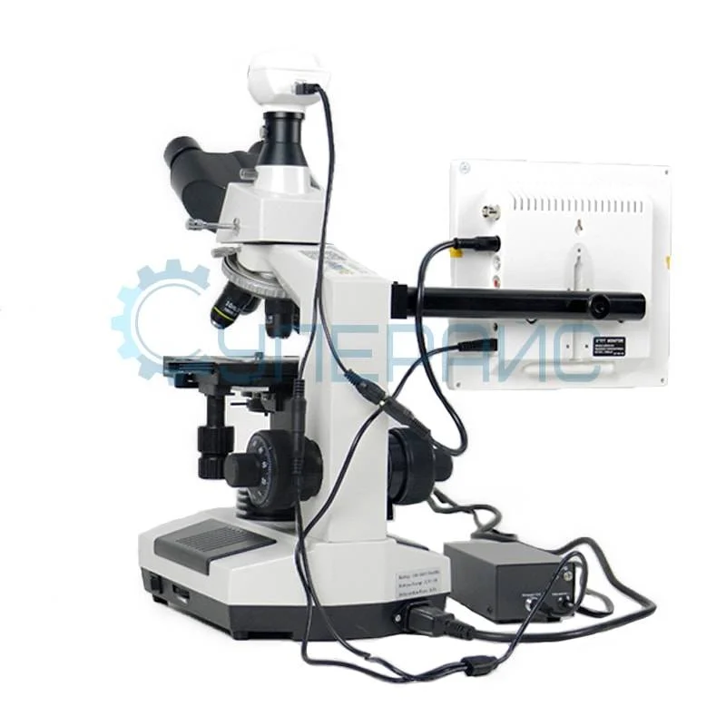 Цифровой биологический микроскоп Saike Digital SK2009H2, тринокулярный фото 6