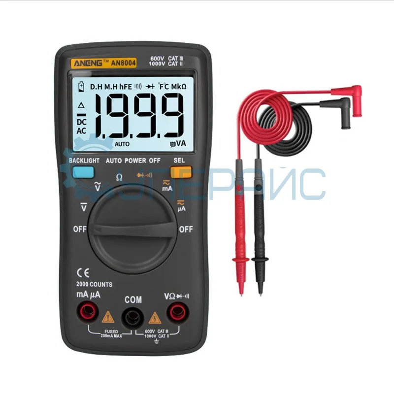 Тестер-авометр ANENG AN8004 фото 3