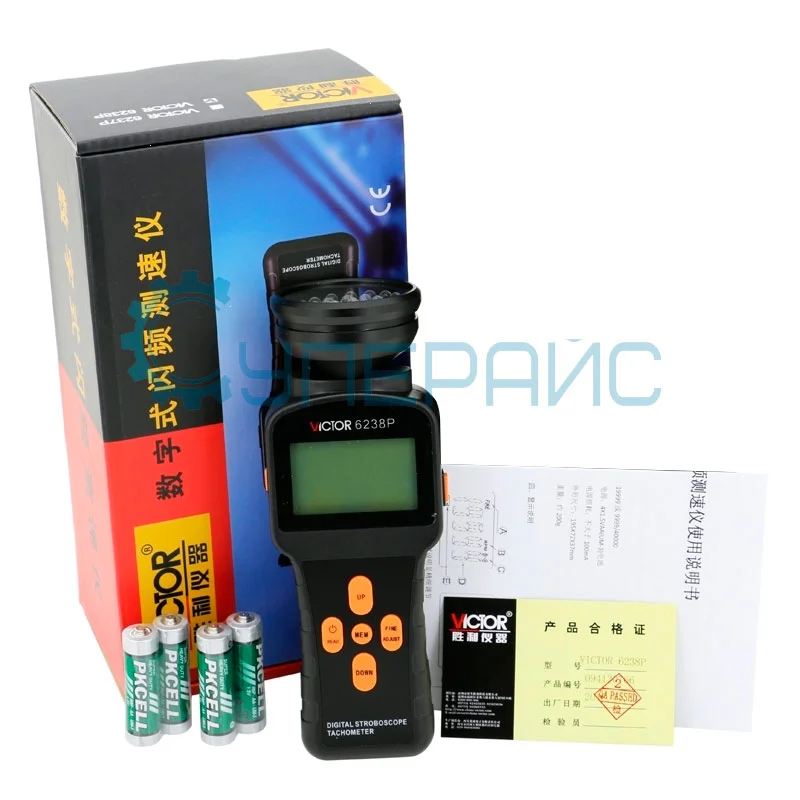 Стробоскоп-тахометр цифровой VICTOR DM6238P фото 2