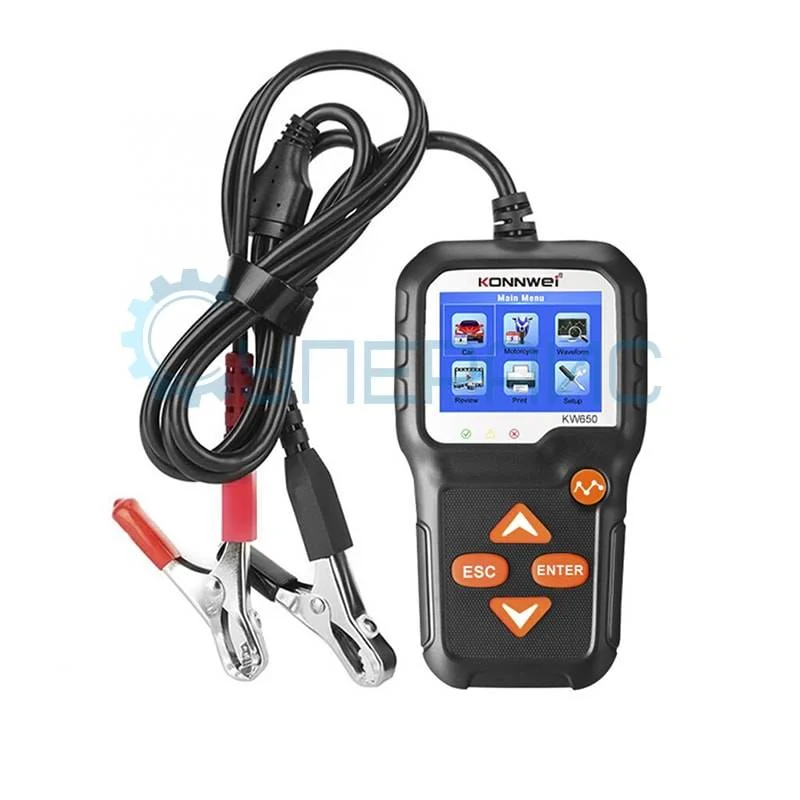 Прибор для проверки аккумуляторных батарей автомобилей Konnwei KW650 фото 2