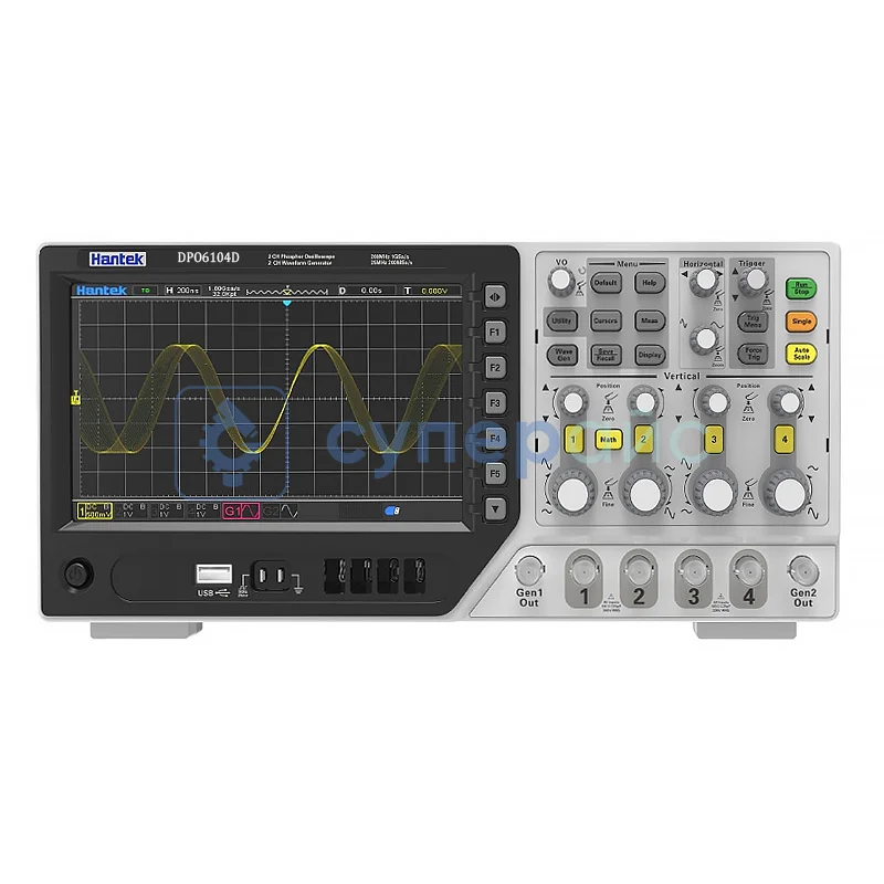 Четырехканальный осциллограф Hantek MPO6104D фото 1