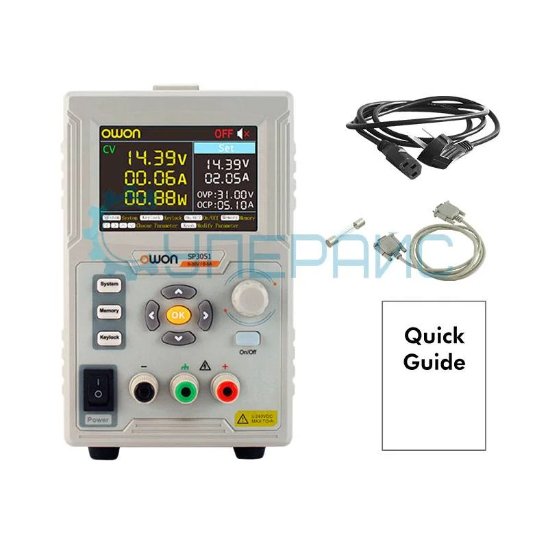 Цифровой лабораторный блок питания OWON SP3051 (30В, 5А) фото 3