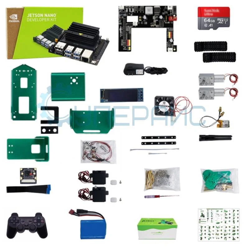 Робот Yahboom Jetbot AI Robot Advanced Version с платой Jetson Nano и лифт-платформой фото 5