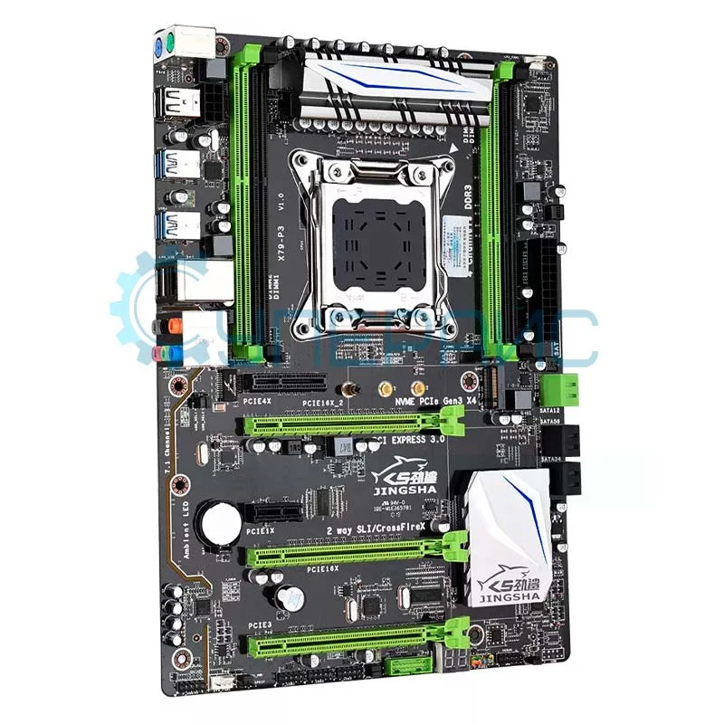 Системная плата JINGSHA X79-P3, 2 слота PCIE-16X, форм-фактор ATX фото 2