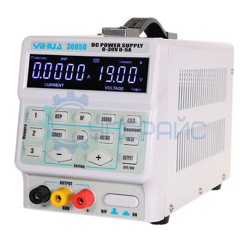 Блок питания лабораторный YIHUA 3005D (30 В, 5 А, 195 Вт) фото 1