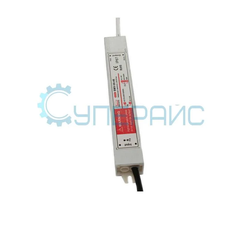 Ультратонкий блок питания для светодиодов Smun SMV-30-48 (48 В, 0.6 А, 30 Вт) фото 1