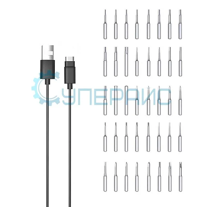 Электрическая отвертка Jakemy JM-Y02 PLUS с набором бит фото 3