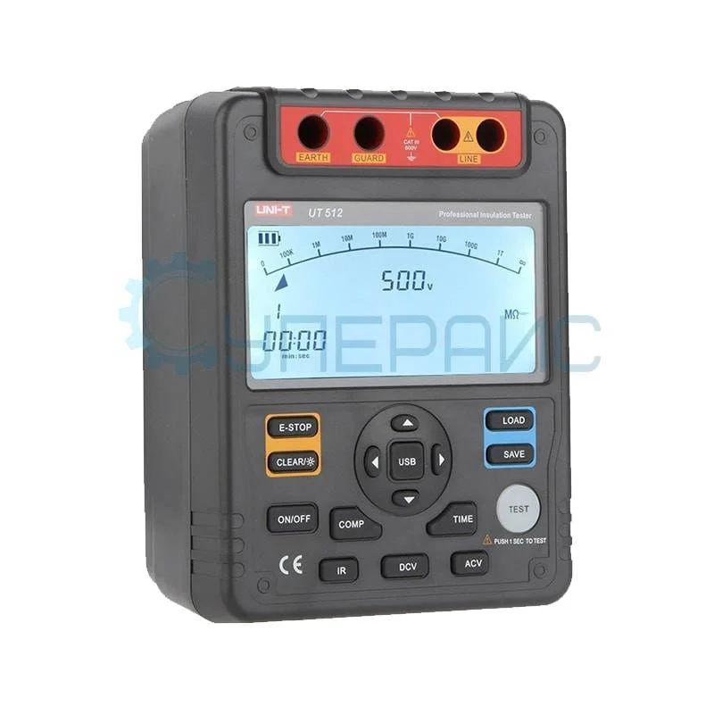 Измеритель сопротивления изоляции UNI-T UT512 фото 2