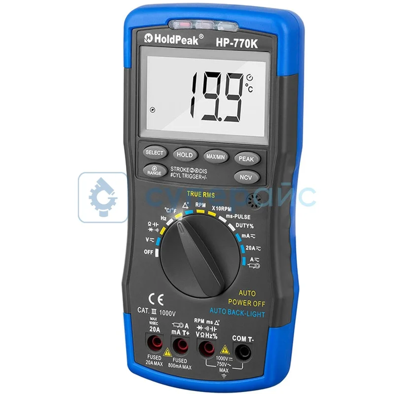 Автомобильный мультиметр HoldPeak HP-770K фото 1
