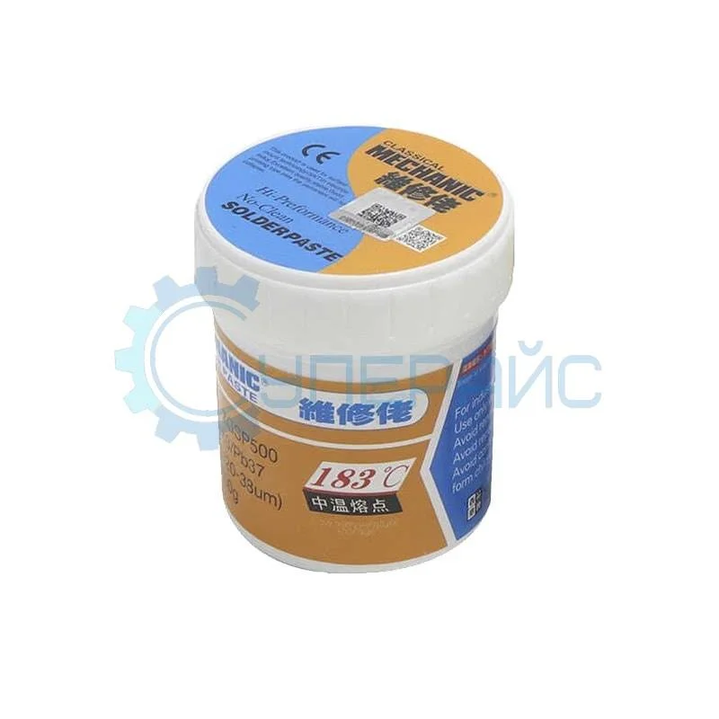 Паяльная паста для BGA MECHANIC XGSP500 (500 г, в банке) фото 1