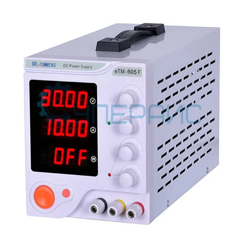 Лабораторный источник питания eTOMMENS eTM-605F (60В, 5А) фото 1