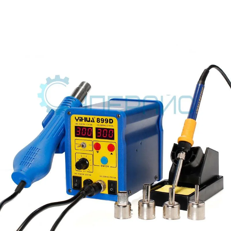 Паяльная станция YIHUA 899D с термофеном фото 5