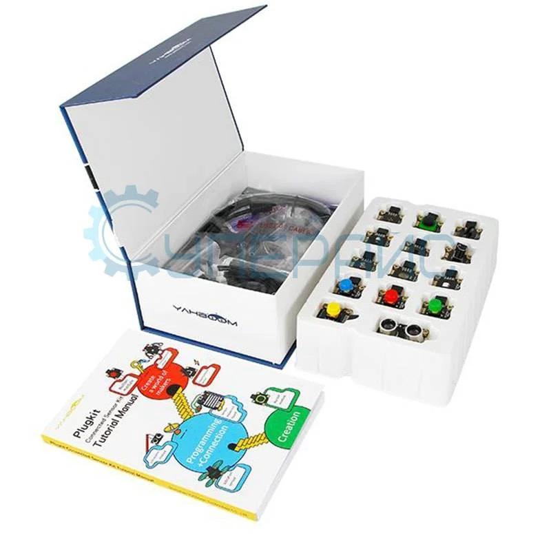 Базовый набор датчиков Yahboom Plugkit Connected Sensor Kit для Arduino проектов фото 1