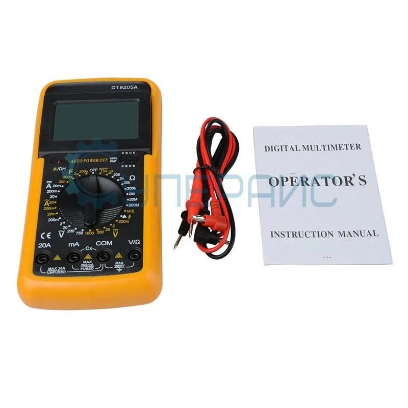 Мультиметр DT9205A фото 5