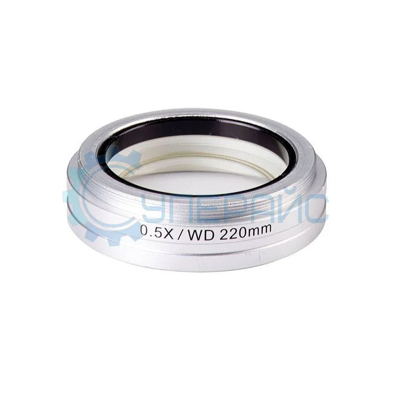 Вспомогательная линза Барлоу для стереомикроскопа Dagong 0.5x/220 мм фото 1