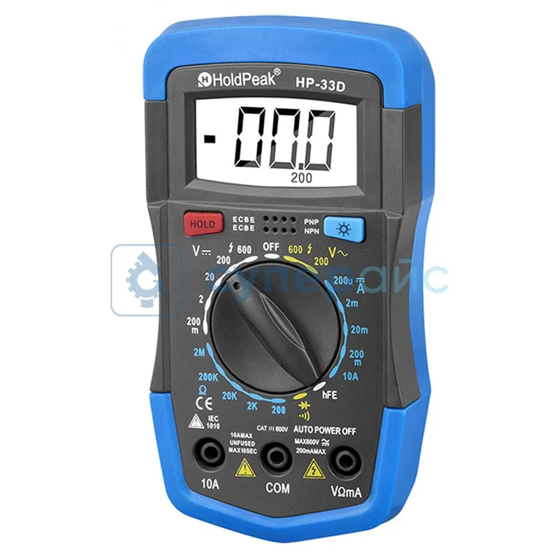 Мультиметр цифровой HoldPeak HP-33D фото 1