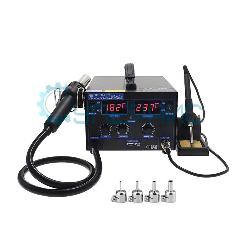 Паяльная станция GORDAK 952S с регулировкой температуры фото 5
