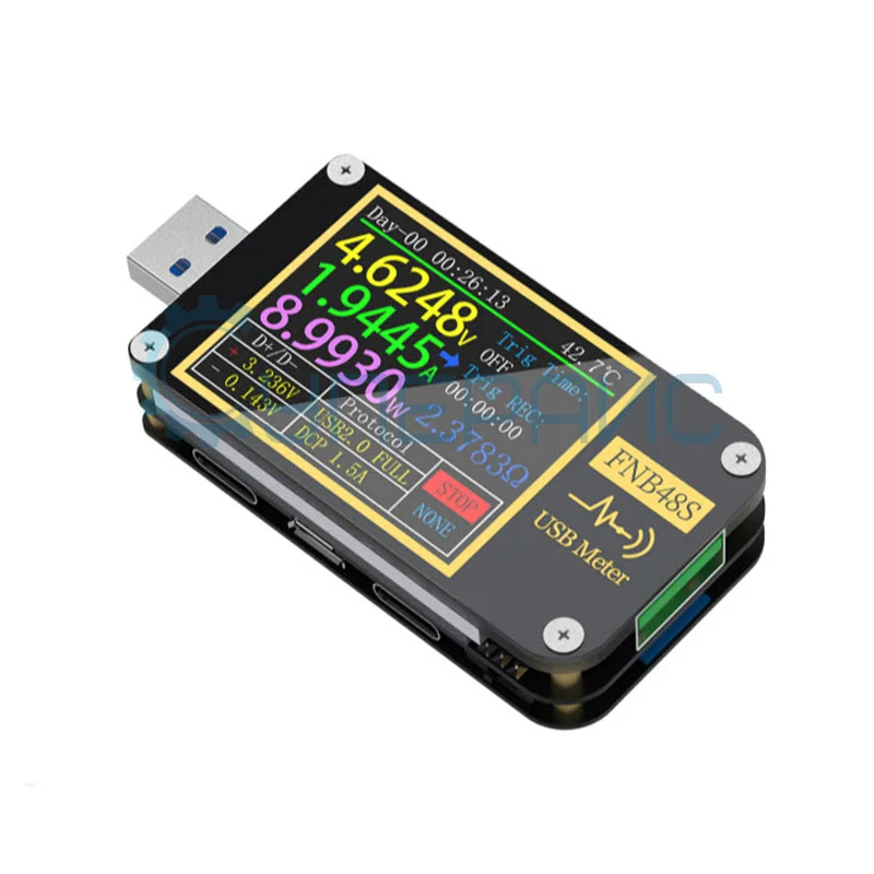 USB тестер напряжения и тока FNIRSI FNB48S фото 1