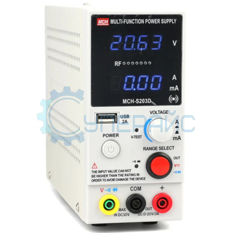 Лабораторный блок питания MCH S203D фото 1