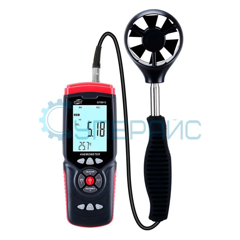 Многофункциональный анемометр Benetech GT8913 фото 4