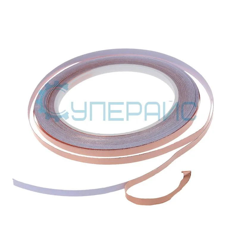 Медная клейкая лента BND5-25 5мм * 25м фото 3