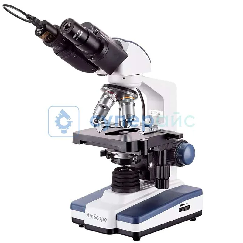 Бинокулярный микроскоп AmScope B120C-E5 фото 1