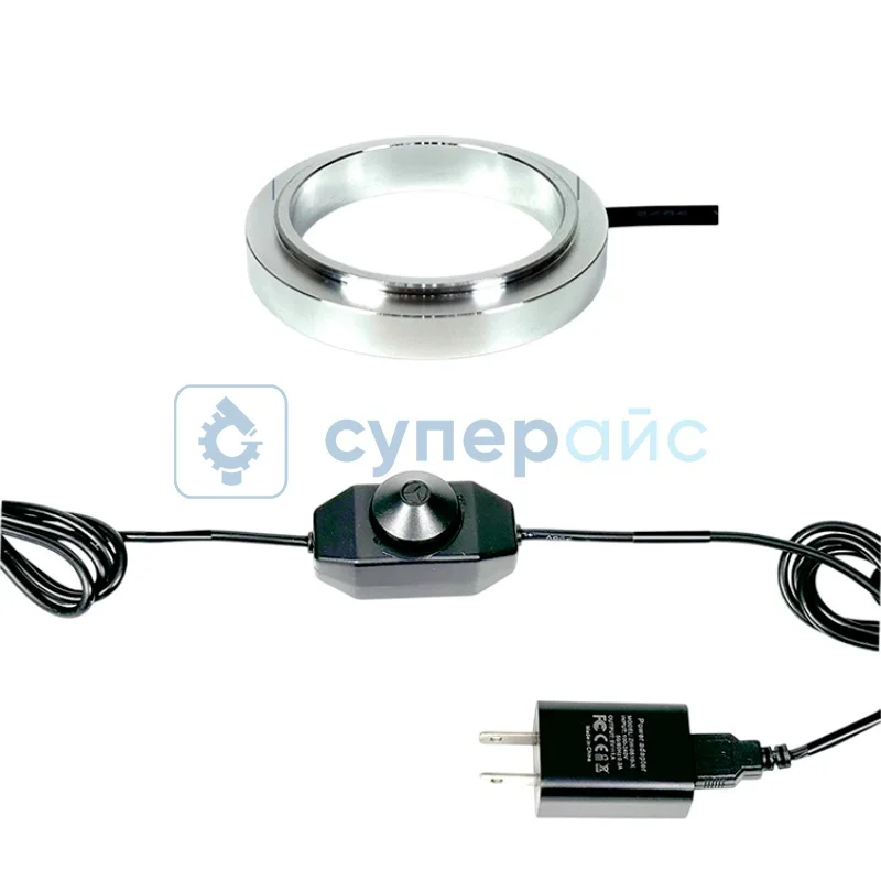 Кольцевой осветитель Crystallite CR-50 с регулировкой яркости фото 1