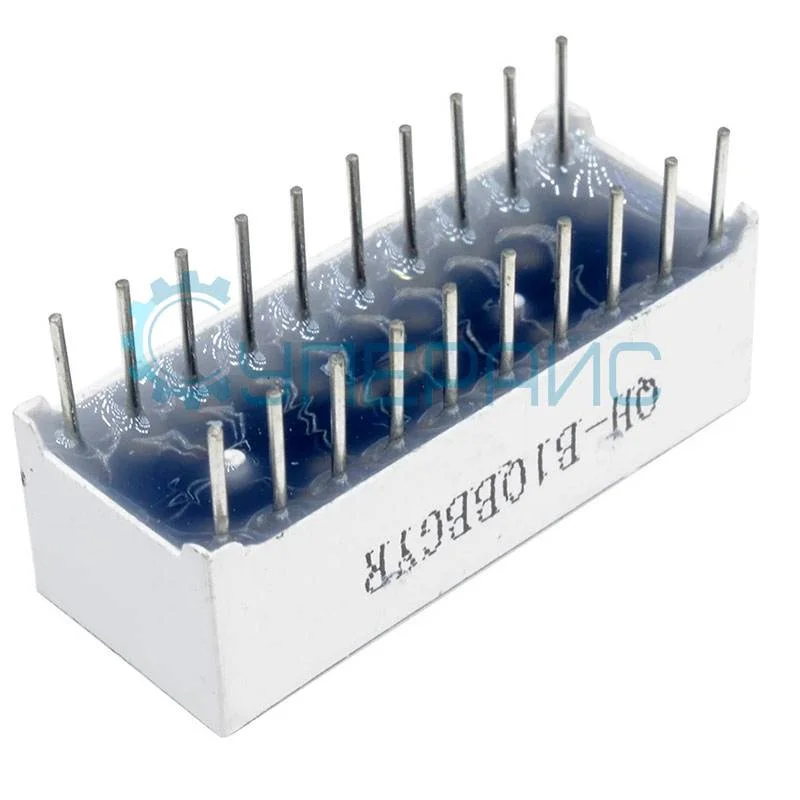 Линейная шкала из 10 цветных светодиодов фото 2