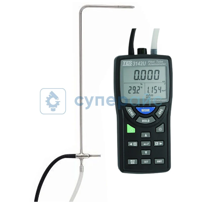 Цифровой анемометр TES 3142U фото 1