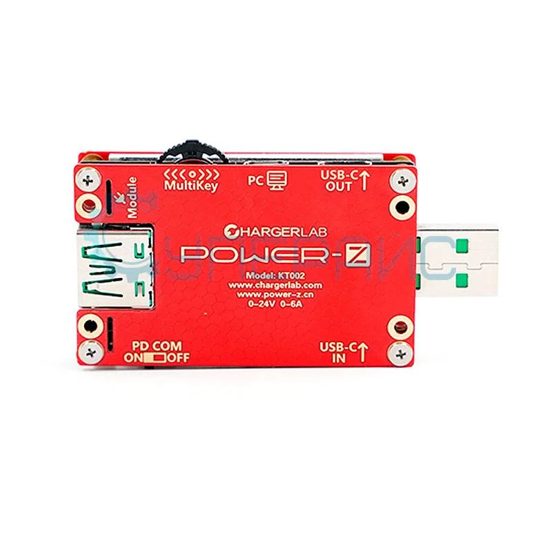 Портативный USB тестер ChargerLAB Power-Z KT002 фото 1