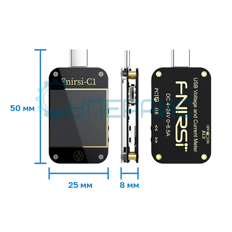 USB мультиметр FNIRSI C1 фото 3