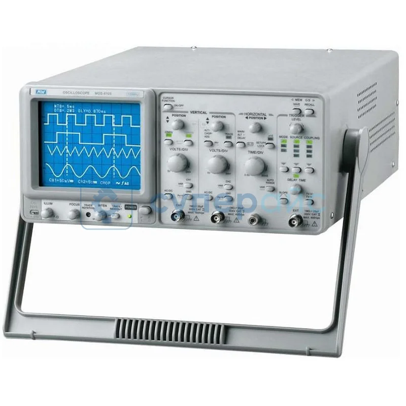 Двухканальный осциллограф с ЭЛТ-дисплеем Maiwei MOS-6103 фото 1