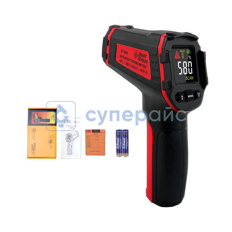 Пирометр цифровой SMART SENSOR ST580 фото 1