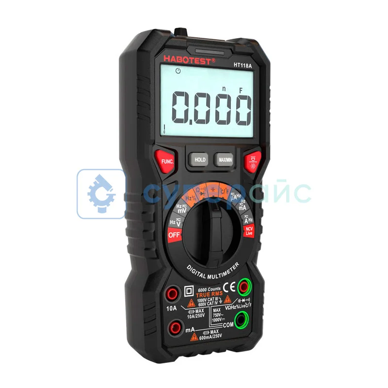 Мультиметр цифровой Habotest HT118A фото 2