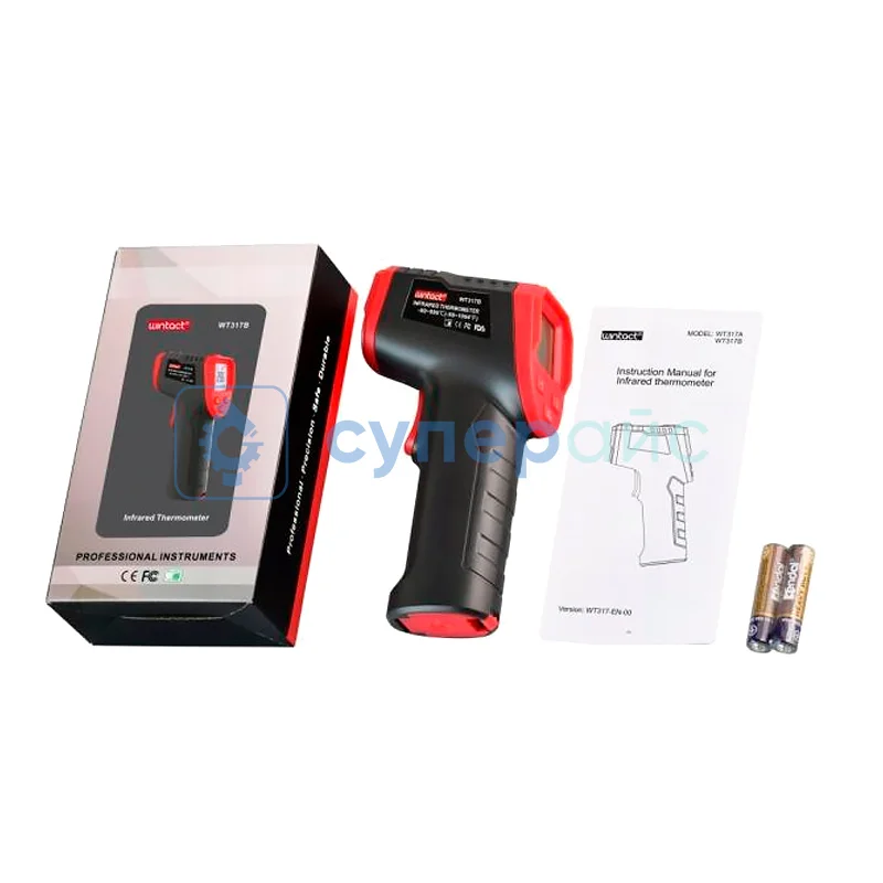 Цифровой измеритель температуры Wintact WT317B фото 3