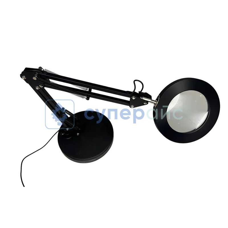 Лампа-лупа Qianyi MT-1028 с круглым основанием фото 2