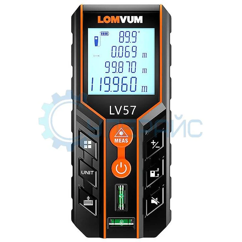 Дальномер с электронным уровнем Lomvum LV57 120 м фото 1