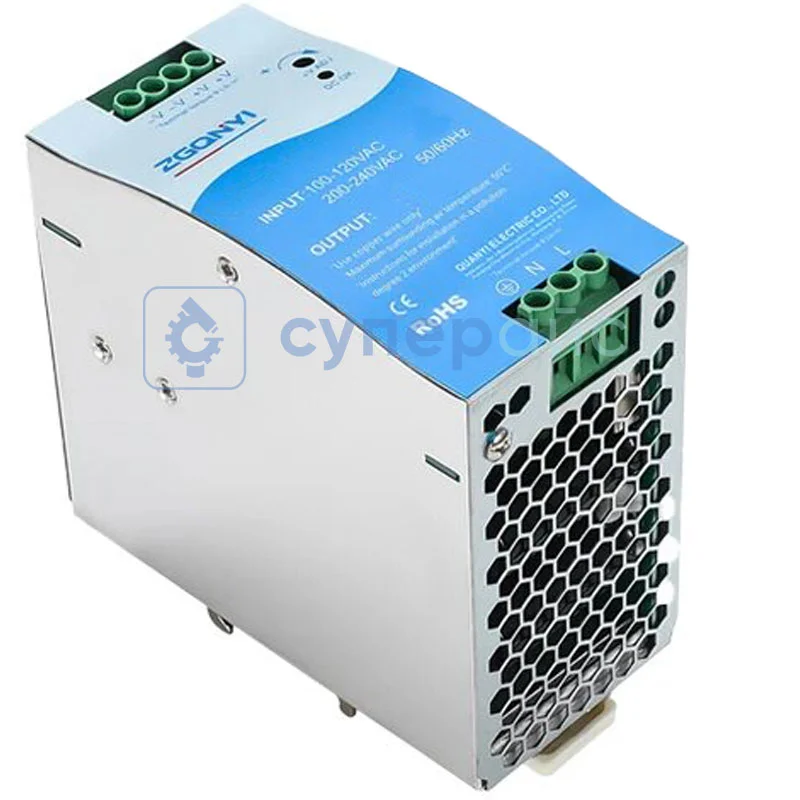 Импульсный блок питания на ДИН-рейку ZGQNYI NDR-240-36 фото 3