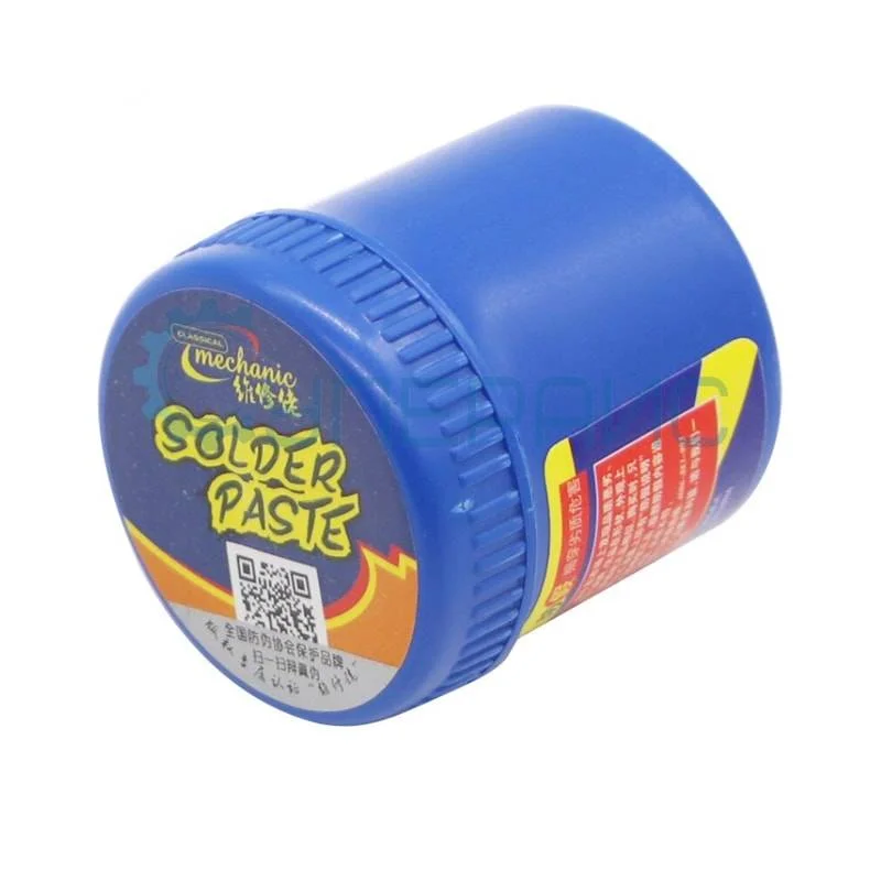 Оловянная паста для пайки MECHANIC XGS60 (60 г, в банке) фото 1