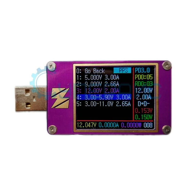 USB тестер тока и напряжения YZXStudio ZY1280M фото 1