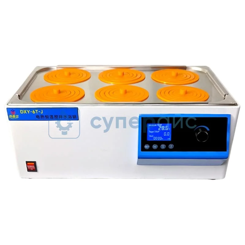 Шестисекционная баня с магнитной мешалкой Dingxinyi DXY-6T-J фото 1