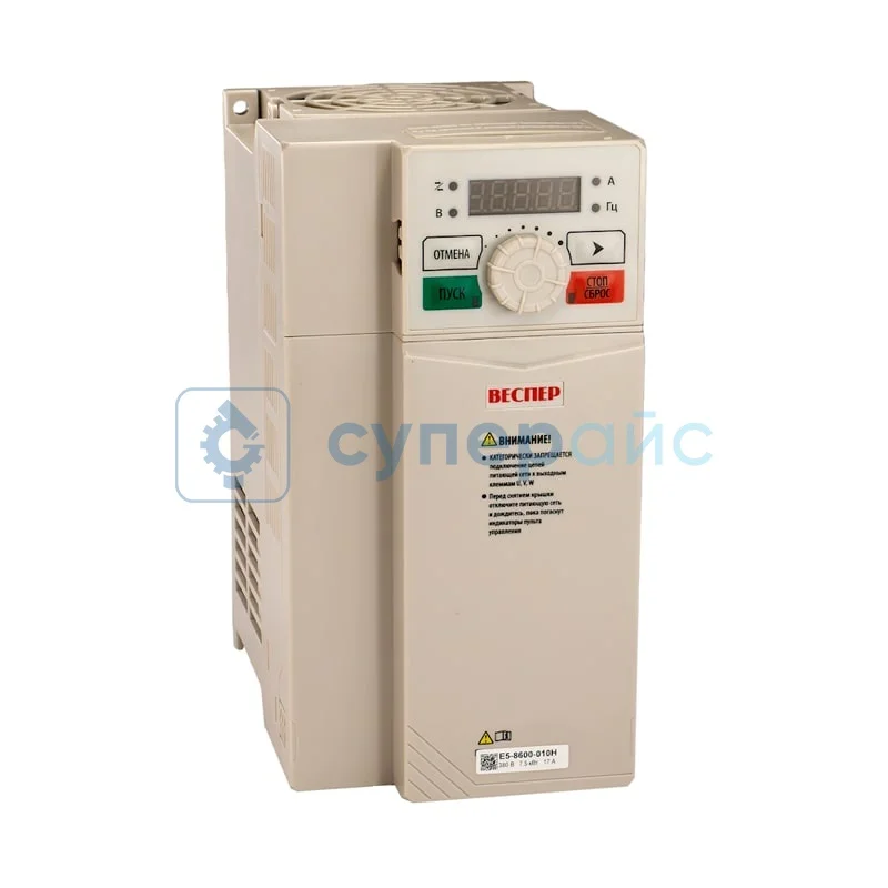 Конвертер частоты Веспер Е5-8600 7.5 кВт -010H фото 1