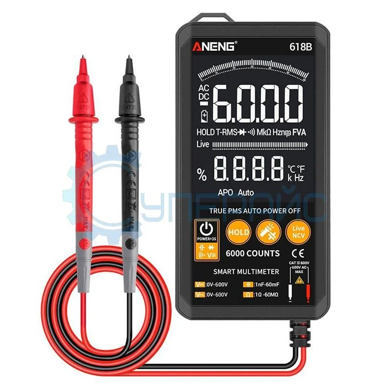 Портативный мультиметр ANENG 618B фото 1